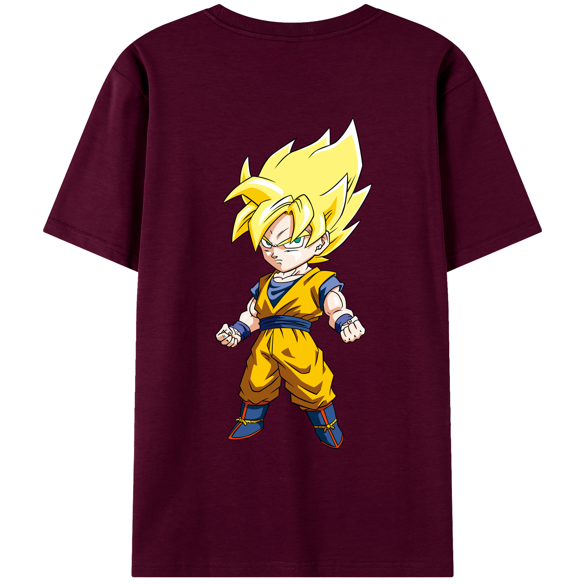 （画像用） ドラゴンボール 孫悟空（そん ごくう）Son Goku カカロット DRAGON BALL Kakarotto レディース半袖Tシャツ(バックプリント)